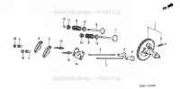 ARBRE A CAMES   SOUPAPE pour Honda EB3500X