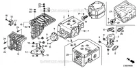 SILENCIEUX  (1) pour Honda GX270H