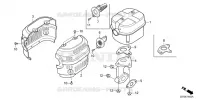 SILENCIEUX  (3) pour Honda GX340UT2