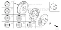 VOLANT pour Honda GX340UT2