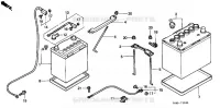 BATTERIE pour Honda HS1340Z