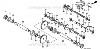 BOITE DE VITESSES  (HS1340Z) pour Honda HS1340Z
