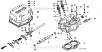 COUVERCLE DE CULASSE / CULASSE  (HS1340Z) pour Honda HS1340Z