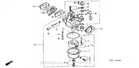 CARBURATEUR pour Honda F405