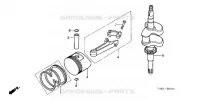 PISTON   VILEBREQUIN pour Honda F405