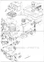 PARTIE MOTEUR pour Honda F42K2F