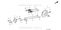 ARBRE A CAMES pour Honda F510