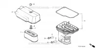 FILTRE A AIR  (2) pour Honda F510