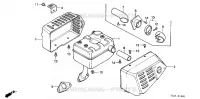 SILENCIEUX  (2) pour Honda F510