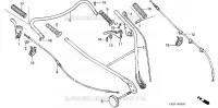TUYAU DE GUIDON  (2) pour Honda F510