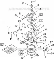CARBURATEUR pour Honda UMT41D