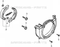 EMBRAYAGE   COUVERCLE DE VENTILATEUR pour Honda UMT431DS