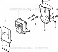 SILENCIEUX D'ECHAPPEMENT pour Honda UMT431DS