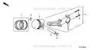 VILEBREQUIN   PISTON pour Honda EC4000K1