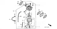 CARBURATEUR pour Honda EM1000F