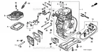 CORPS DE CYLINDRE pour Honda EM1000F