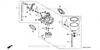 CARBURATEUR pour Honda EX350
