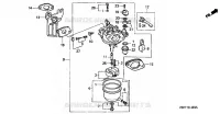 CARBURATEUR pour Honda EZ2500