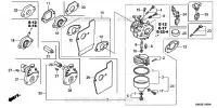 CARBURATEUR pour Honda GCV160LA1