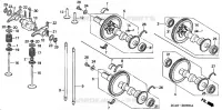 ARBRE A CAMES pour Honda GD321