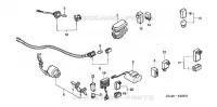 COMMUTATEUR COMBINE pour Honda GD321