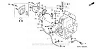 DIAPHRAGME pour Honda GD321