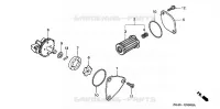 POMPE A HUILE pour Honda GD321