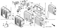 SILENCIEUX  (1) pour Honda GD410