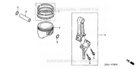 PISTON   BIELLE pour Honda GS160LA