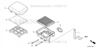 FILTRE A AIR pour Honda GS190LAX