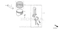 PISTON   BIELLE pour Honda GS190LAX