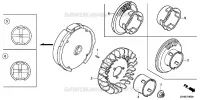 VOLANT pour Honda GX120UT2