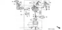 CARBURATEUR  (4) pour Honda GX160K1