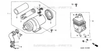 FILTRE A AIR  (7) pour Honda GX160K1