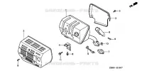 SILENCIEUX  (8) pour Honda GX160K1