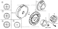 VOLANT pour Honda GX160K1