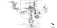 CARBURATEUR pour Honda GX160UD