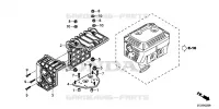 COUVERCLE DE SILENCIEUX pour Honda GX160UH2