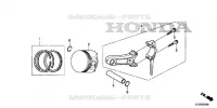 VILEBREQUIN   PISTON pour Honda GX160UH2