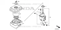 FILTRE A AIR  (3) pour Honda GX200D