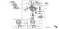 CARBURATEUR  (5) pour Honda GX240K1