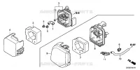 FILTRE A AIR  (2) pour Honda GX25T