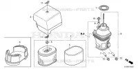 FILTRE A AIR  (3) pour Honda GX270T2