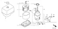 FILTRE A AIR  (6) pour Honda GX270T2