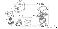 FILTRE A AIR  (2) pour Honda GX270U-