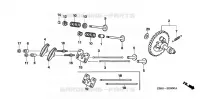 ARBRE A CAMES pour Honda GX390R1