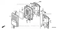 FILTRE A AIR  (3) pour Honda GX390R1