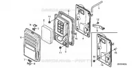 PIECES DIVERSES  (FILTRE A AIR) (1) pour Honda GX390R1