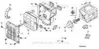 PIECES DIVERSES  (SILENCIEUX) (1) pour Honda GX390R1