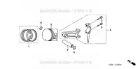 VILEBREQUIN   PISTON pour Honda GX390R1